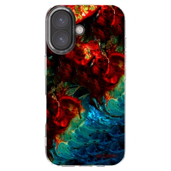 Picasee husă transparentă din silicon pentru Apple iPhone 16 - Universe