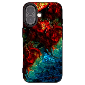 Picasee husă neagră din silicon pentru Apple iPhone 16 - Universe