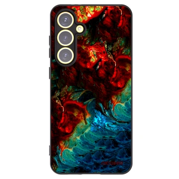 Picasee husă neagră din silicon pentru Samsung Galaxy S24 FE S721B - Universe