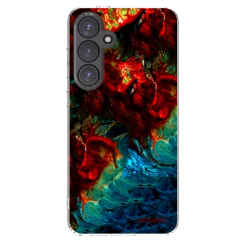 Picasee husă transparentă din silicon pentru Samsung Galaxy S24 FE S721B - Universe