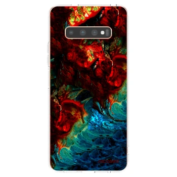 Picasee husă transparentă din silicon pentru Samsung Galaxy S10 Plus G975 - Universe