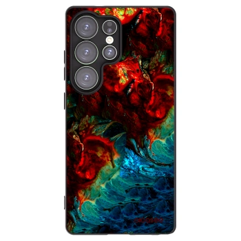 Picasee husă neagră din silicon pentru Samsung Galaxy S25 Ultra 5G - Universe