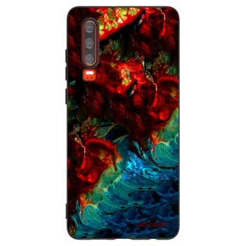Picasee husă neagră din silicon pentru Huawei P30 - Universe