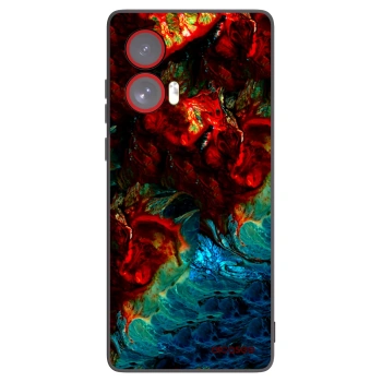 Picasee husă neagră din silicon pentru Motorola Edge 50 Fusion - Universe