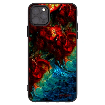 Picasee husă neagră din silicon pentru Apple iPhone 11 Pro Max - Universe