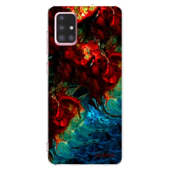 Picasee husă transparentă din silicon pentru Samsung Galaxy A71 A715F - Universe