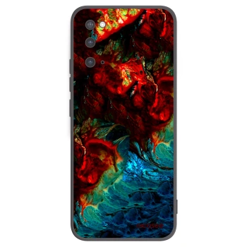 Picasee husă neagră din silicon pentru Samsung Galaxy S20 G980F - Universe