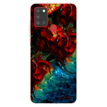 Picasee husă transparentă din silicon pentru Samsung Galaxy A21s - Universe