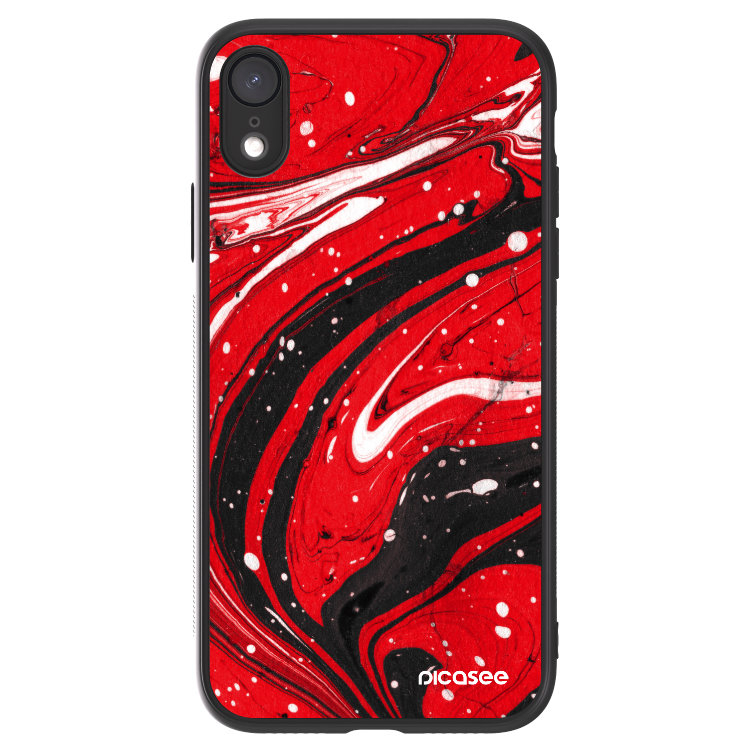 Picasee ULTIMATE CASE pentru Apple iPhone XR - Red black