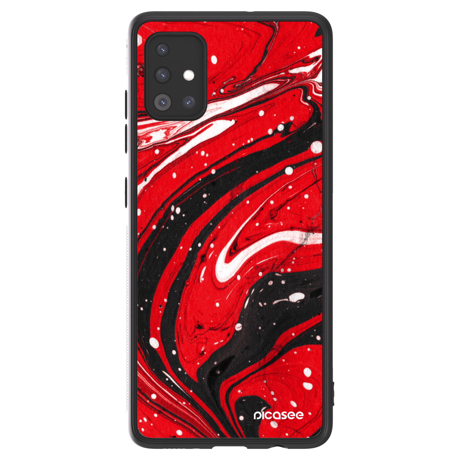Picasee ULTIMATE CASE pentru Samsung Galaxy A51 A515F - Red black