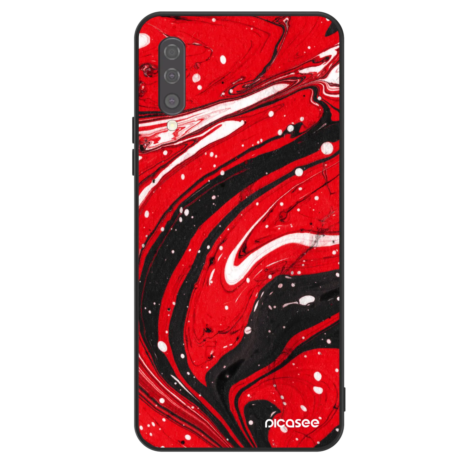 Picasee ULTIMATE CASE pentru Samsung Galaxy A50 A505F - Red black