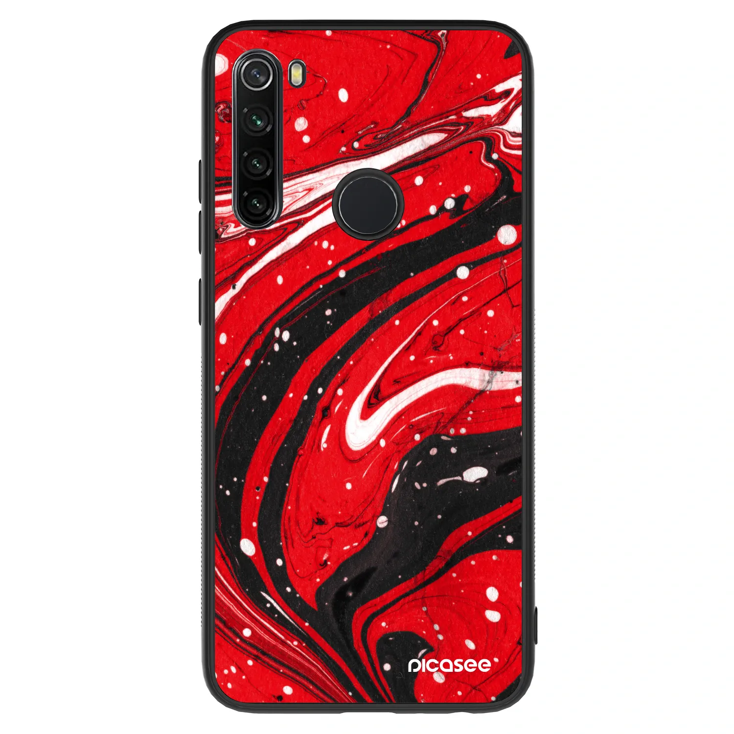 Picasee ULTIMATE CASE pentru Xiaomi Redmi Note 8 - Red black