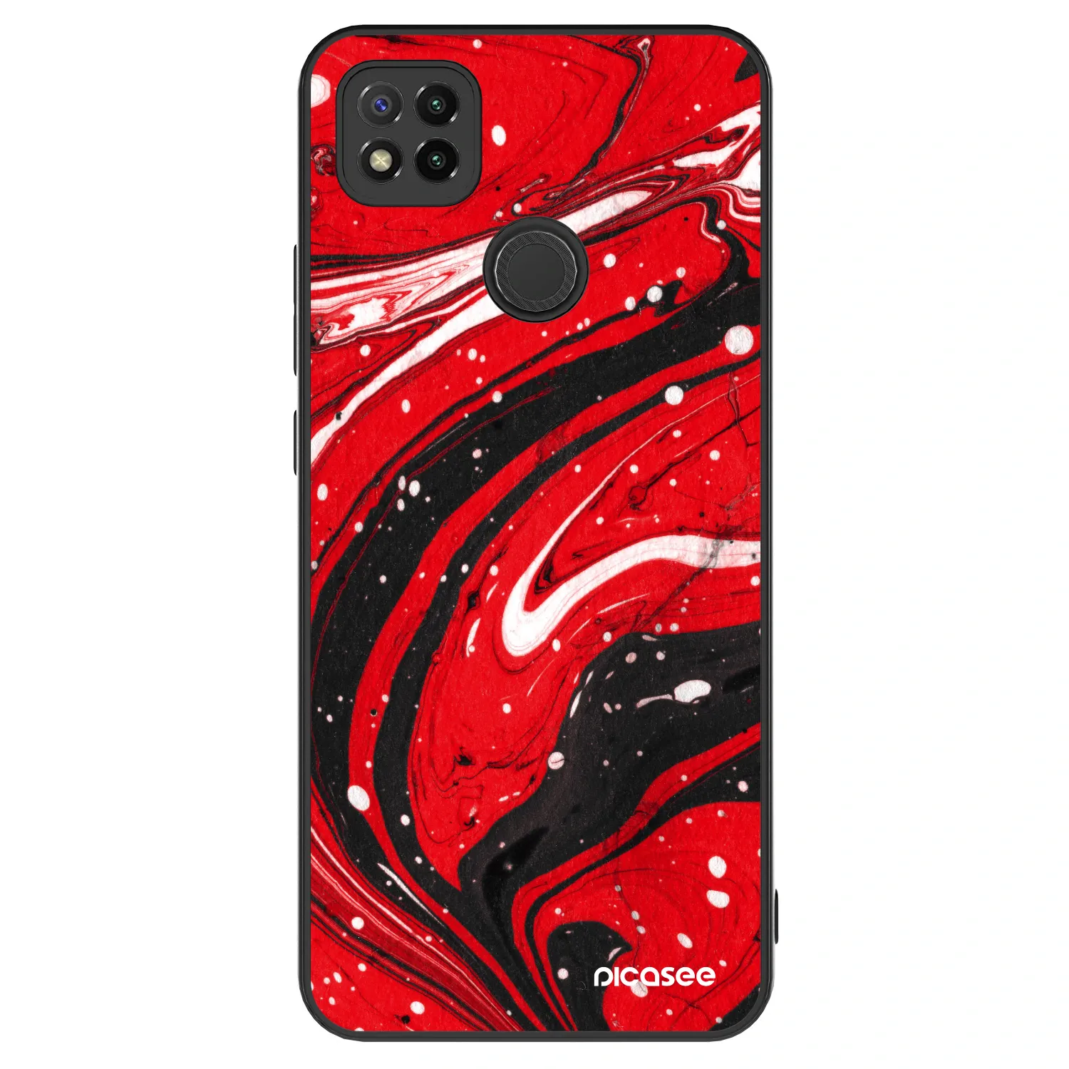 Picasee ULTIMATE CASE pentru Xiaomi Redmi 9C - Red black