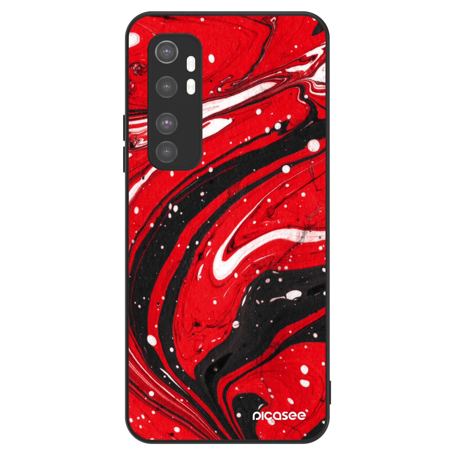 Picasee ULTIMATE CASE pentru Xiaomi Mi Note 10 Lite - Red black