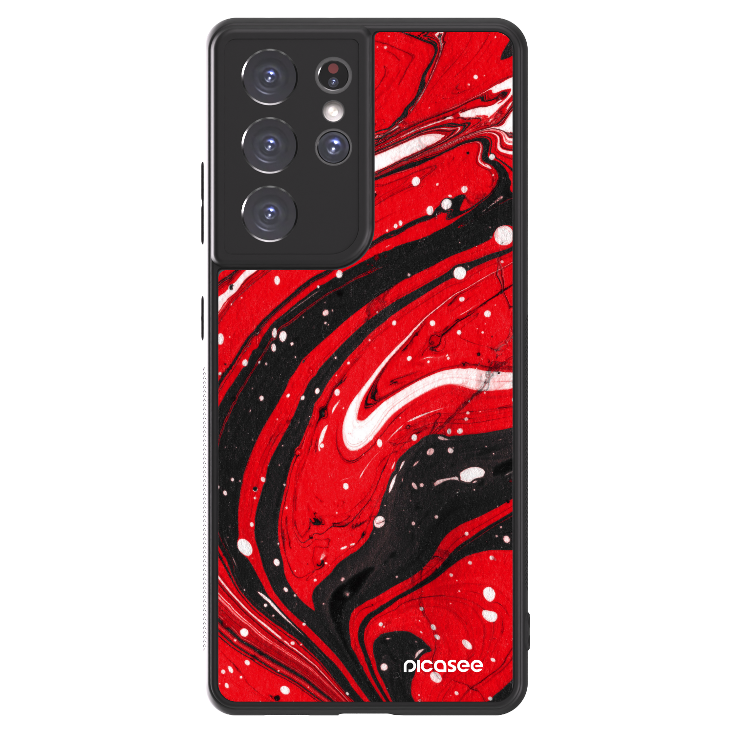 Picasee ULTIMATE CASE pentru Samsung Galaxy S21 Ultra 5G G998B - Red black