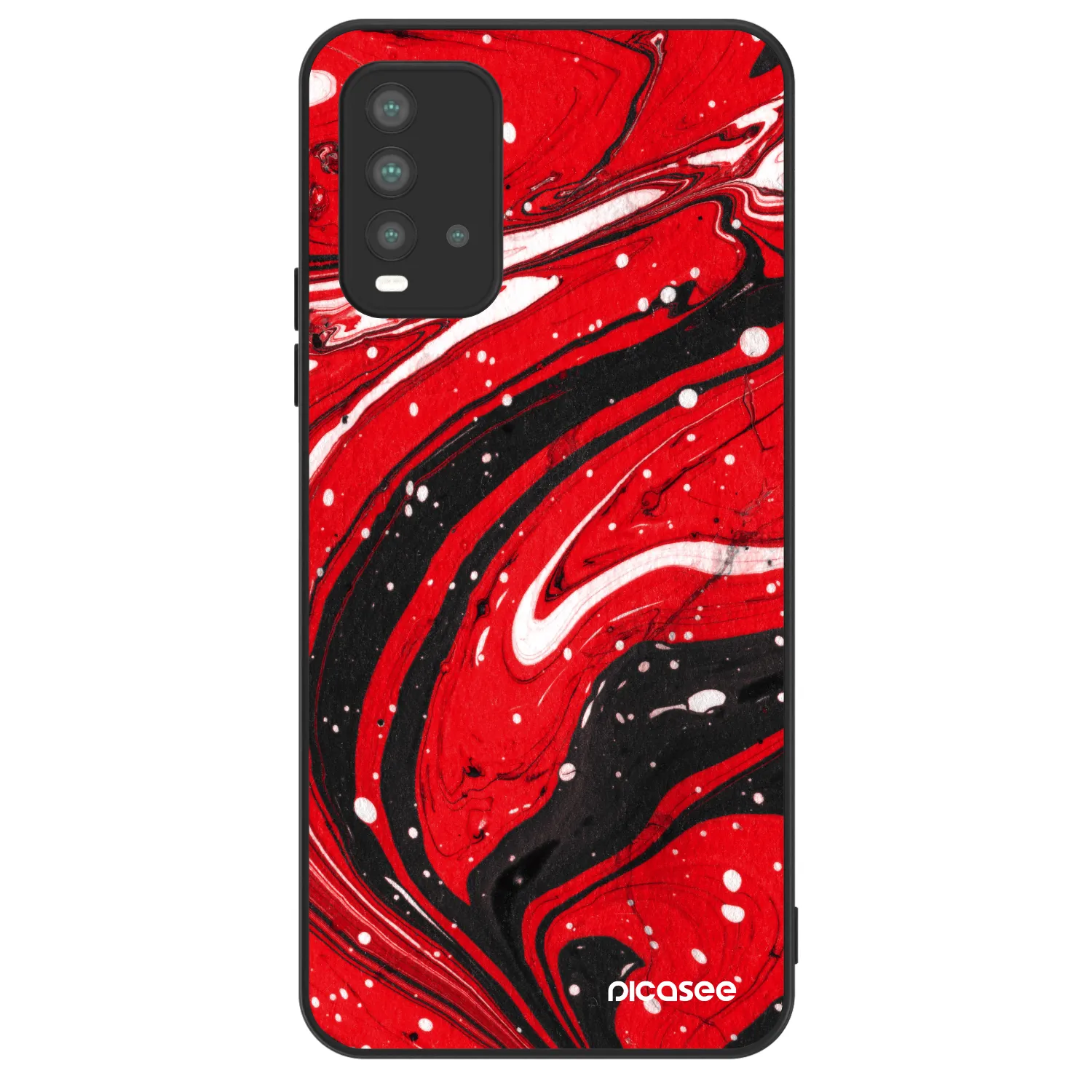 Picasee ULTIMATE CASE pentru Xiaomi Redmi 9T - Red black