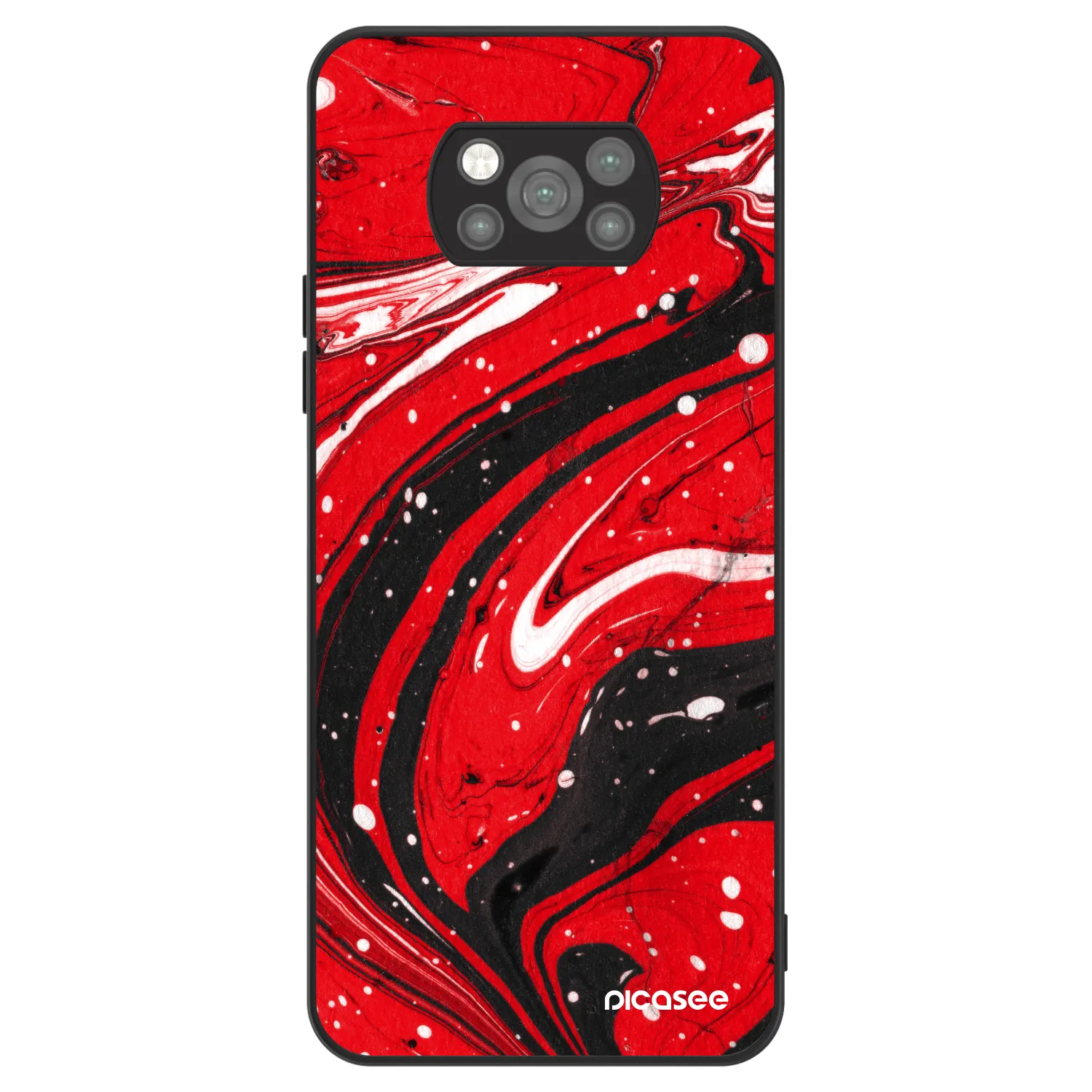 Picasee ULTIMATE CASE pentru Xiaomi Poco X3 Pro - Red black