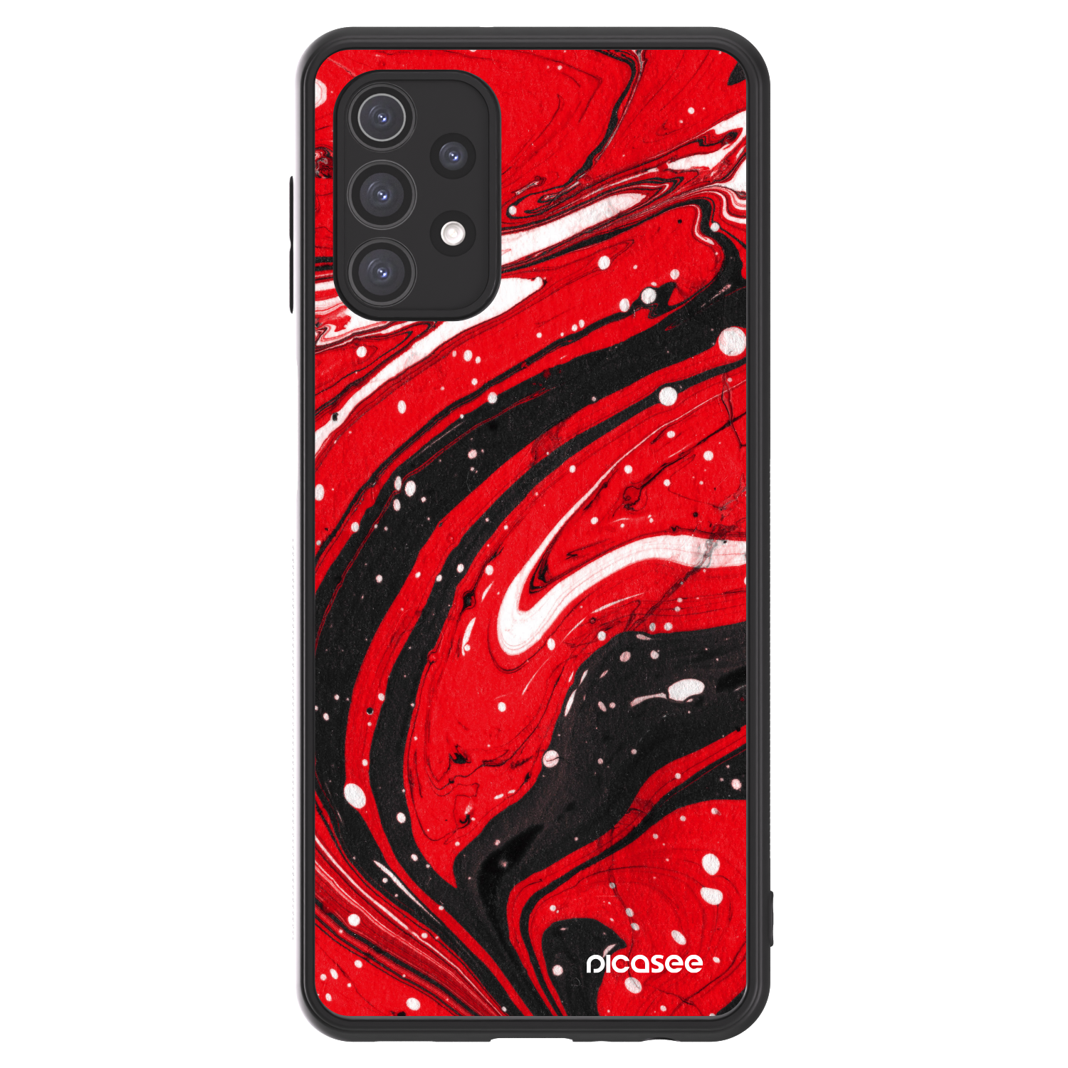 Picasee ULTIMATE CASE pentru Samsung Galaxy A32 5G A326B - Red black