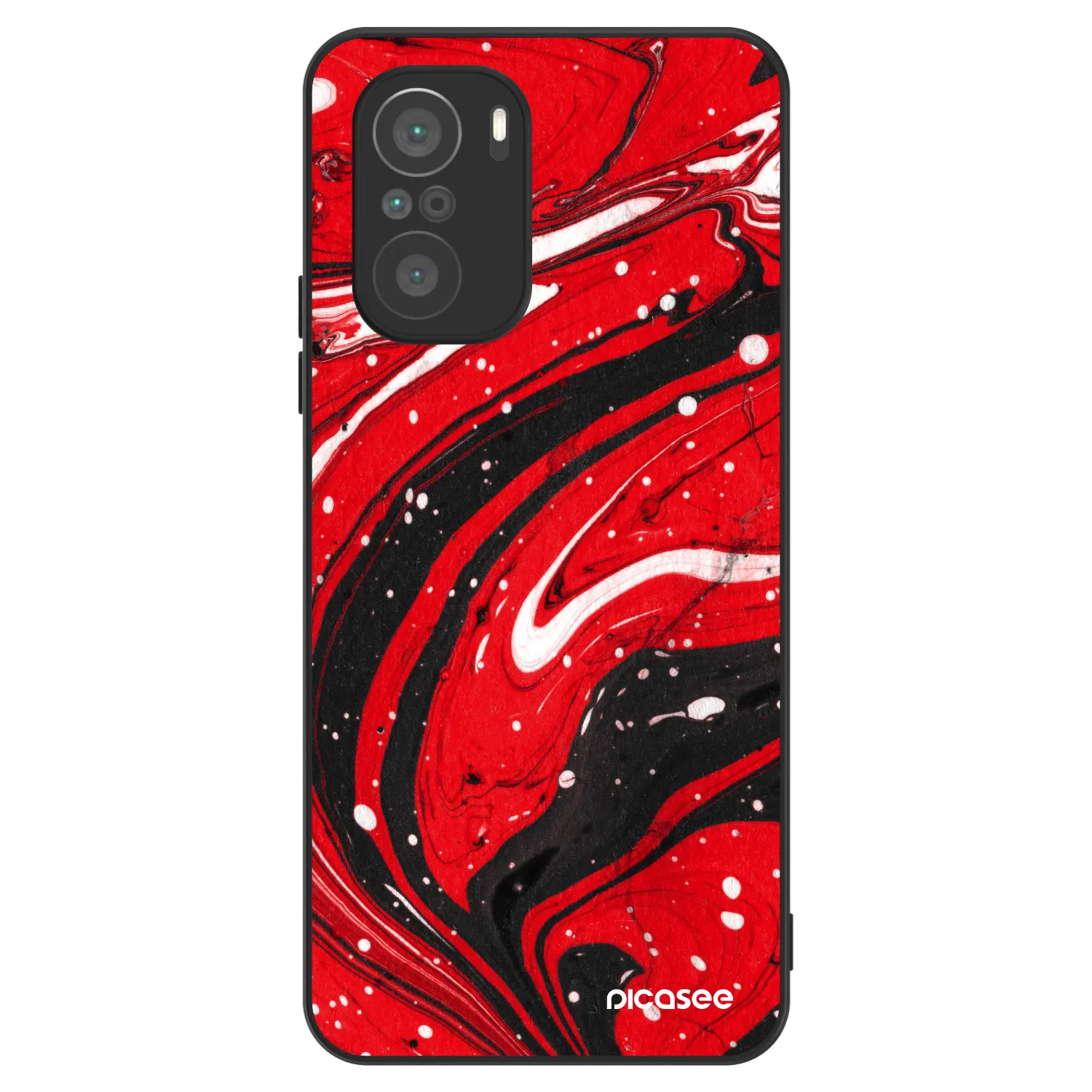 Picasee ULTIMATE CASE pentru Xiaomi Poco F3 - Red black