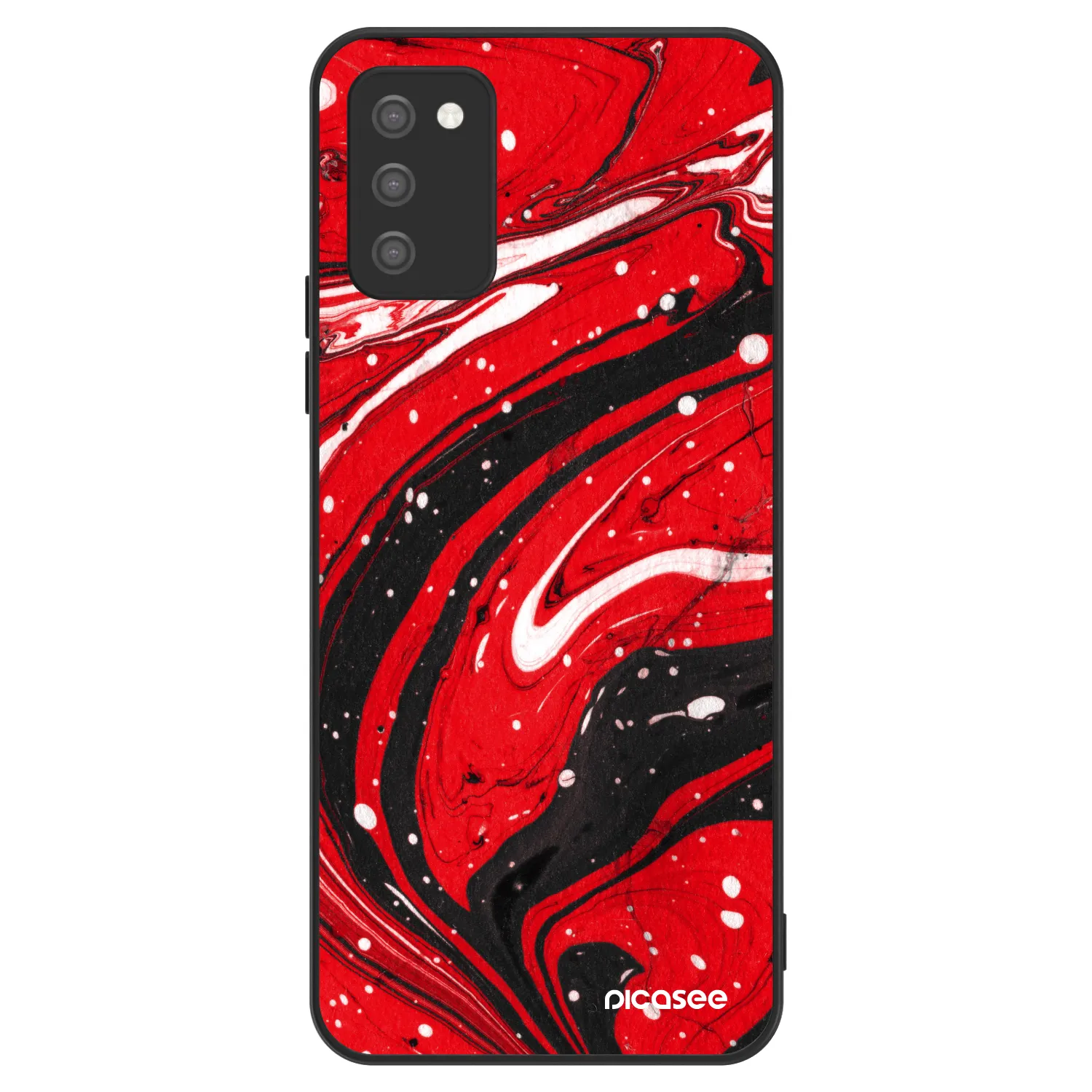 Picasee ULTIMATE CASE pentru Samsung Galaxy A02s A025G - Red black