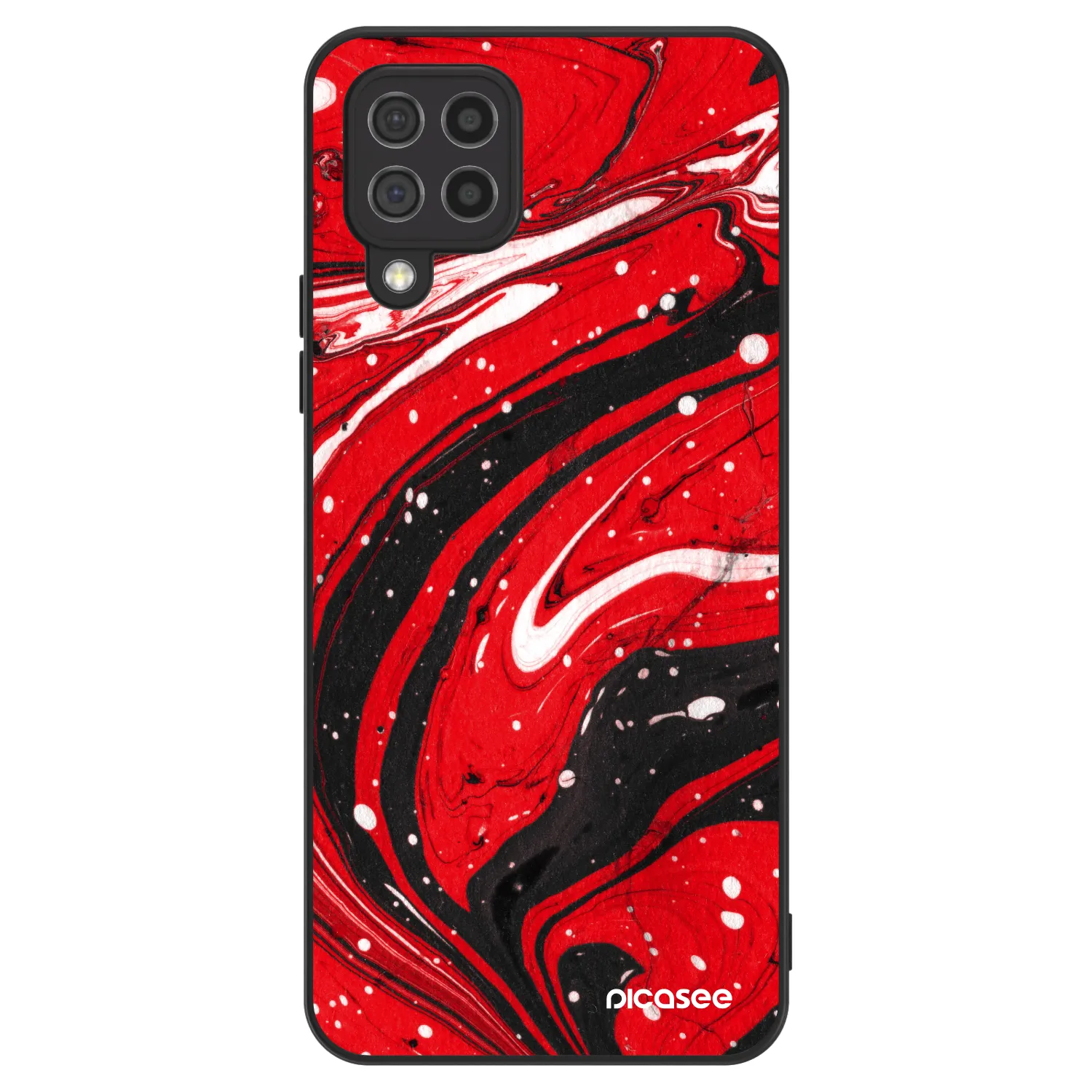 Picasee ULTIMATE CASE pentru Samsung Galaxy A22 A225F 4G - Red black