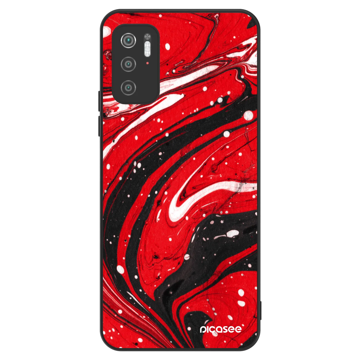 Picasee ULTIMATE CASE pentru Xiaomi Poco M3 Pro 5G - Red black