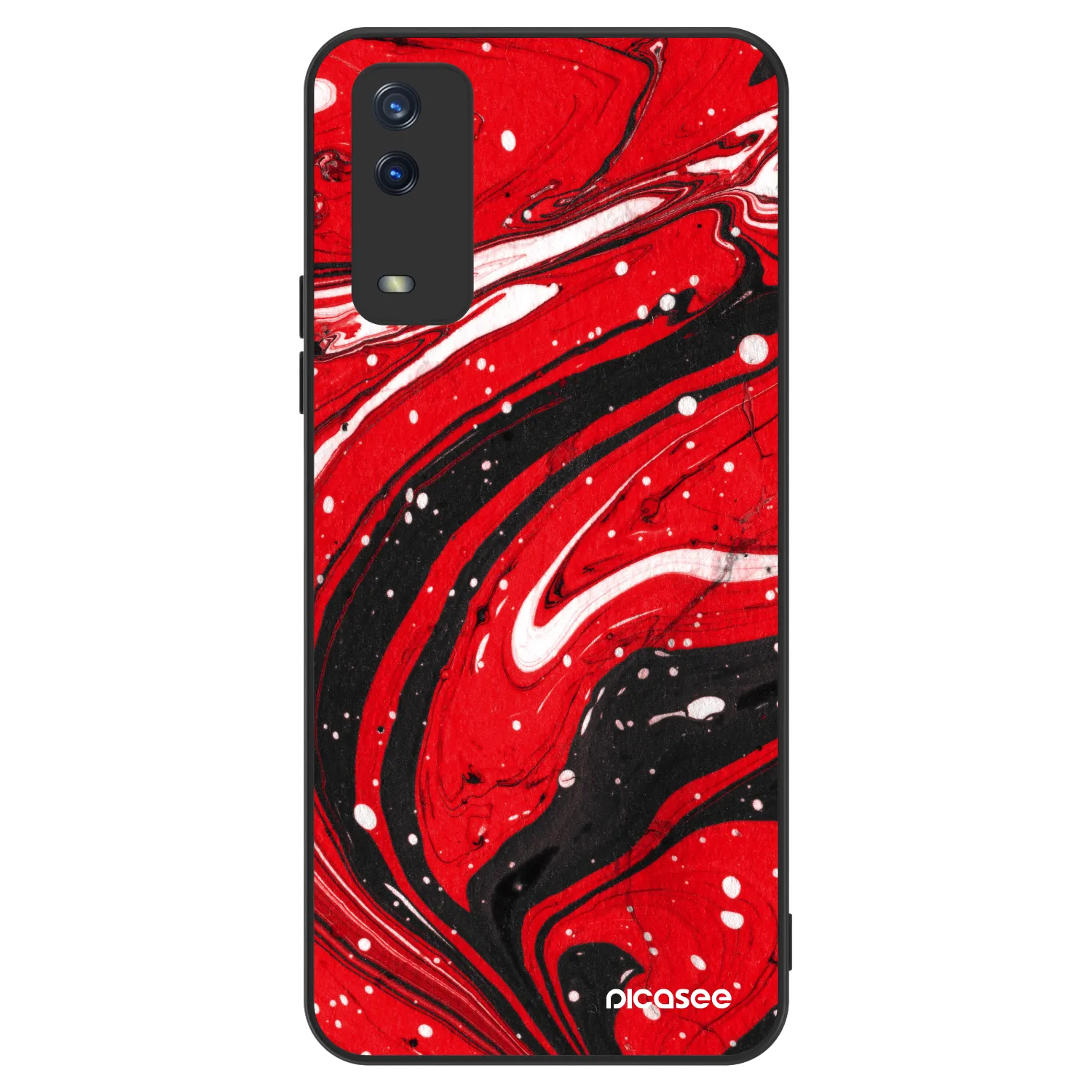 Picasee ULTIMATE CASE pentru Vivo Y11s - Red black