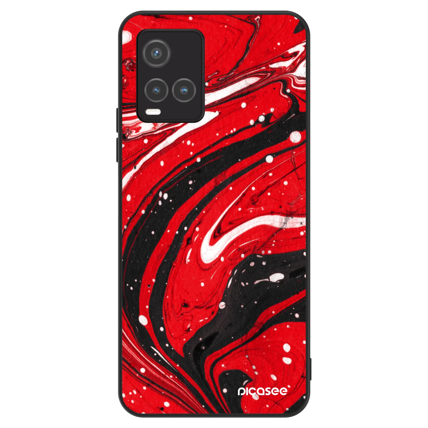 Picasee ULTIMATE CASE pentru Vivo Y33s - Red black