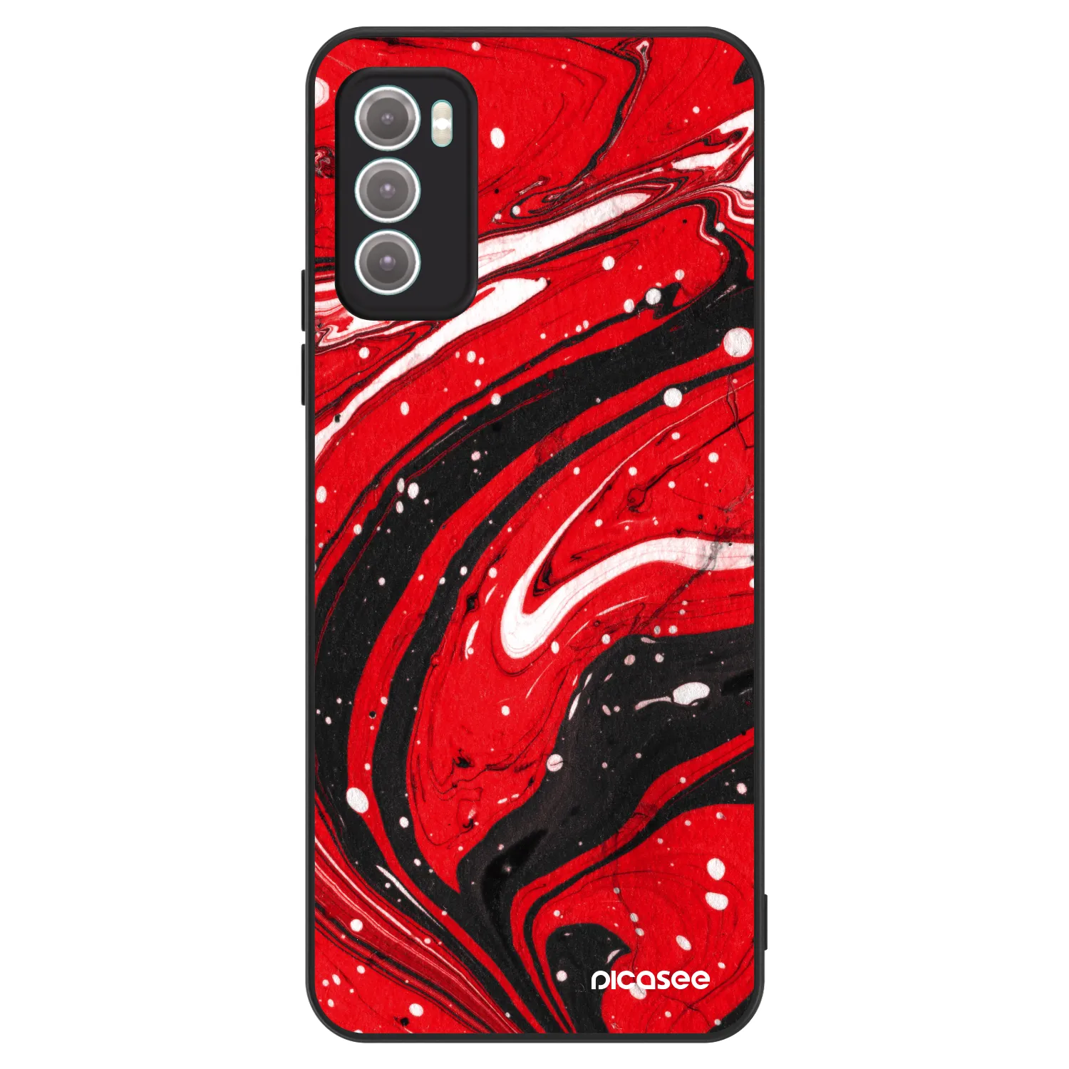 Picasee ULTIMATE CASE pentru Motorola Moto G60 - Red black