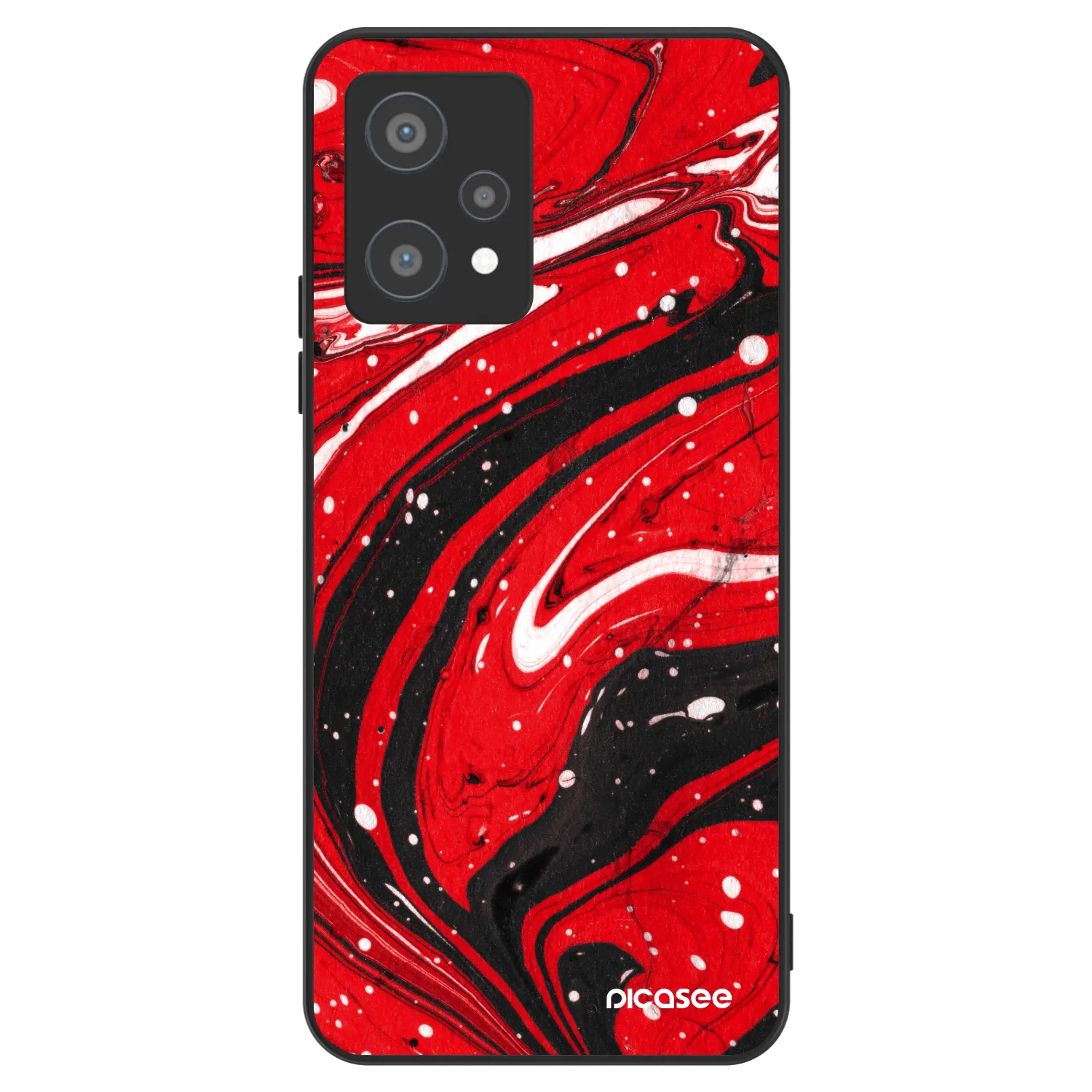 Picasee ULTIMATE CASE pentru Realme 9 Pro 5G - Red black
