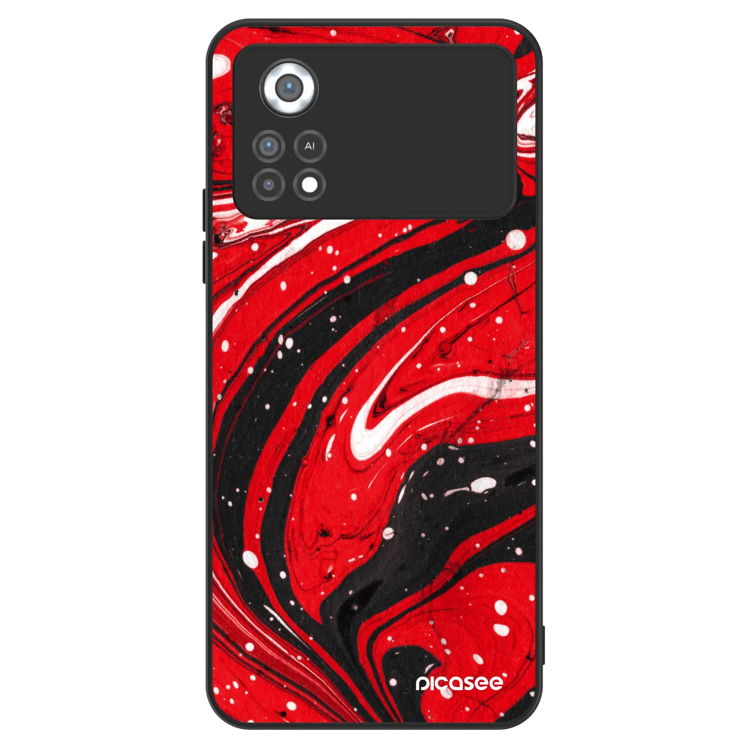 Picasee ULTIMATE CASE pentru Xiaomi Poco X4 Pro 5G - Red black