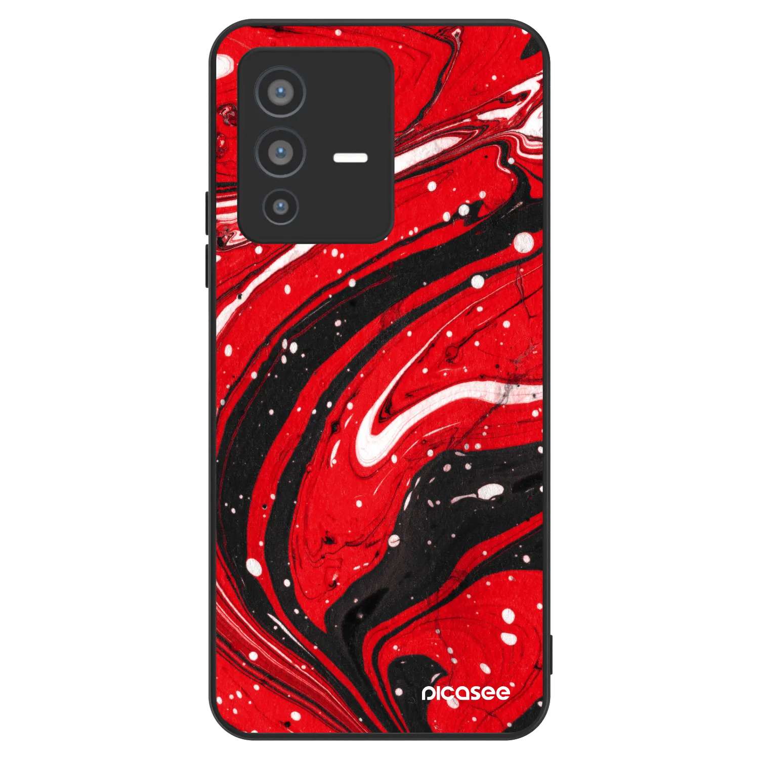 Picasee ULTIMATE CASE pentru Vivo V23 5G - Red black