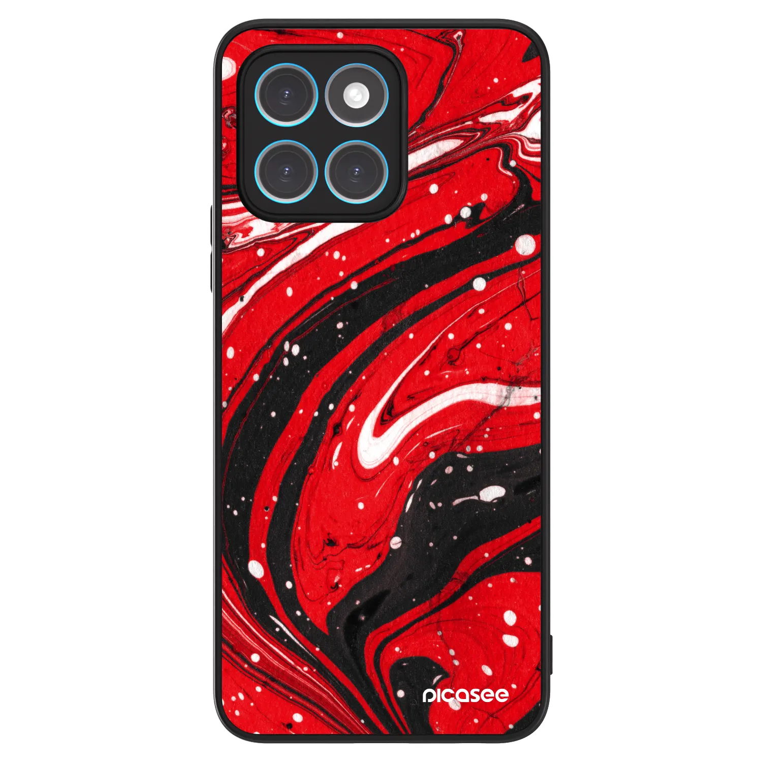 Picasee ULTIMATE CASE pentru Honor X8 4G - Red black