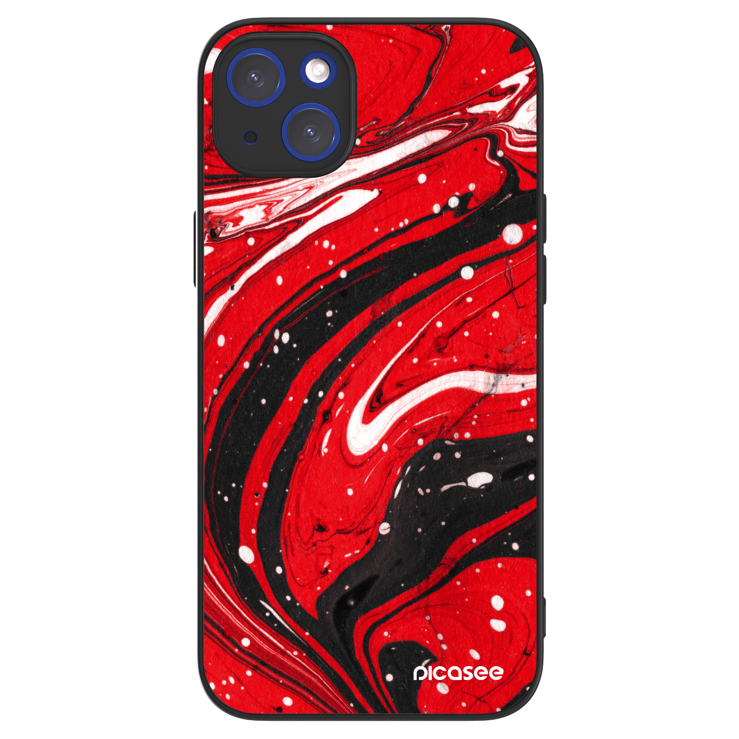 Picasee ULTIMATE CASE pentru Apple iPhone 14 Plus - Red black