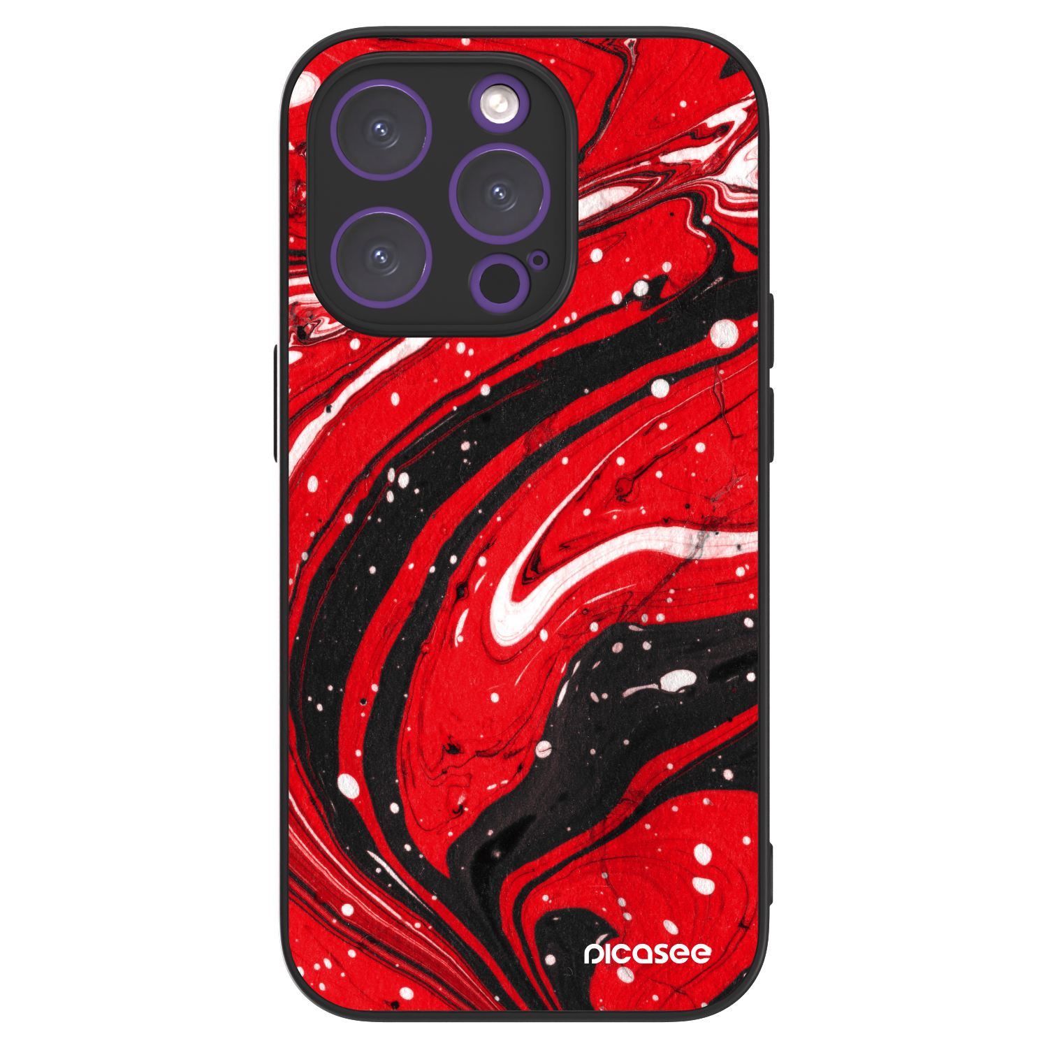 Picasee ULTIMATE CASE pentru Apple iPhone 14 Pro - Red black