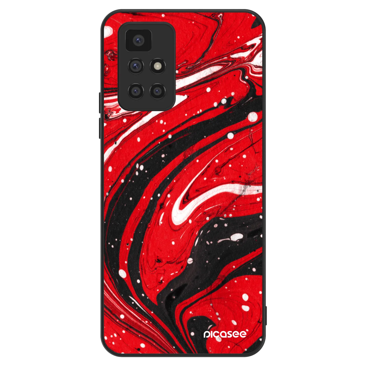 Picasee ULTIMATE CASE pentru Xiaomi Redmi 10 (2022) - Red black