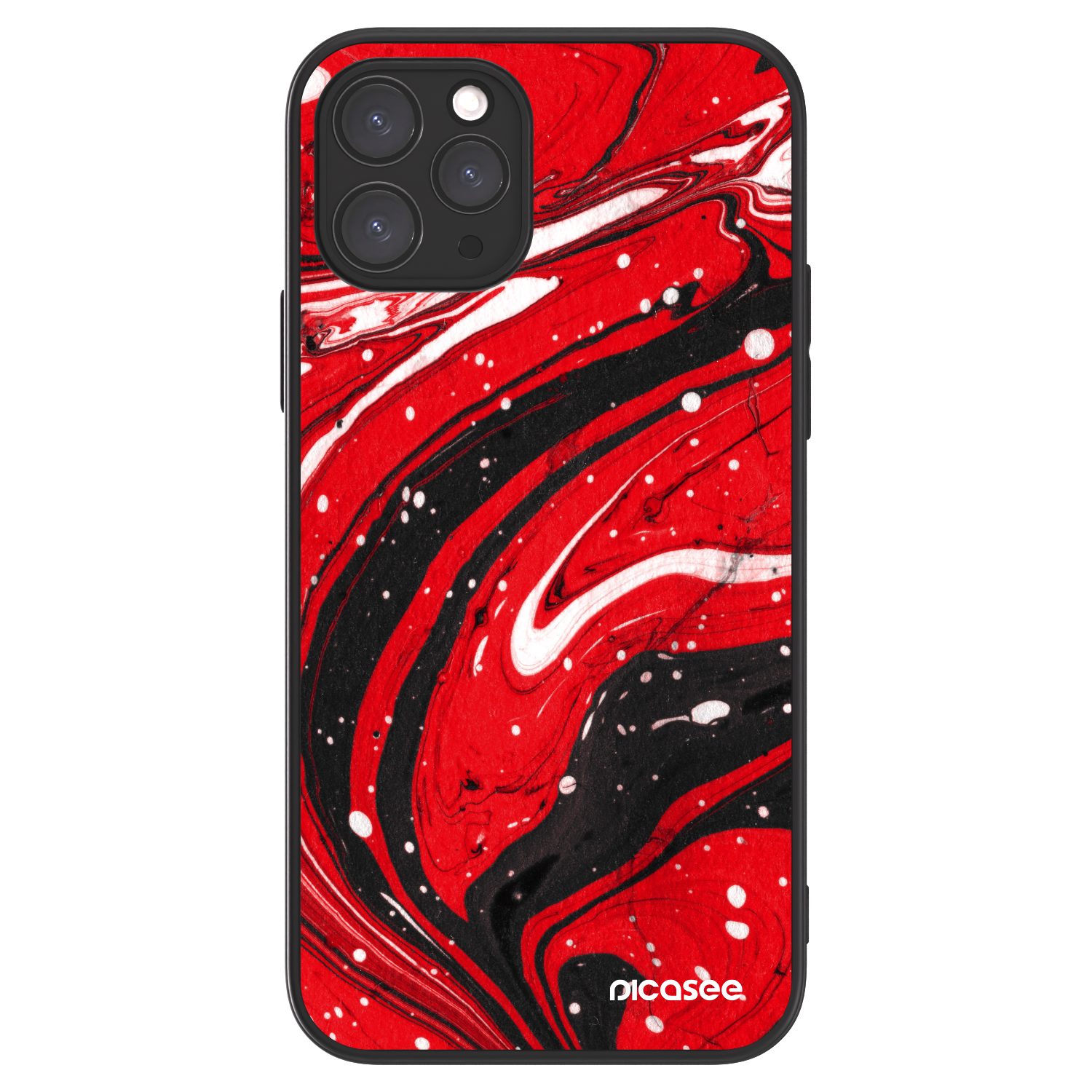 Picasee ULTIMATE CASE MagSafe pentru Apple iPhone 11 Pro - Red black