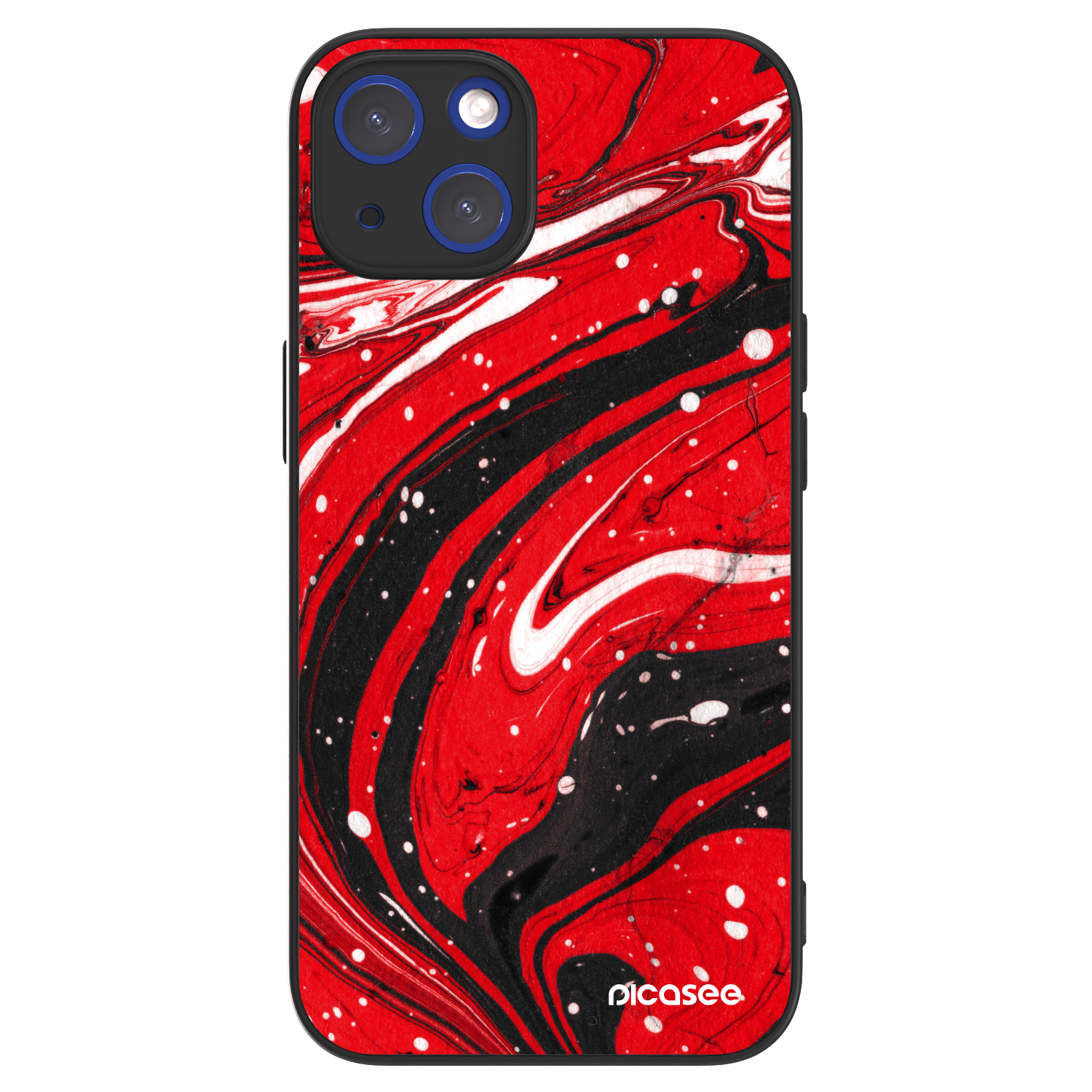Picasee ULTIMATE CASE MagSafe pentru Apple iPhone 14 - Red black