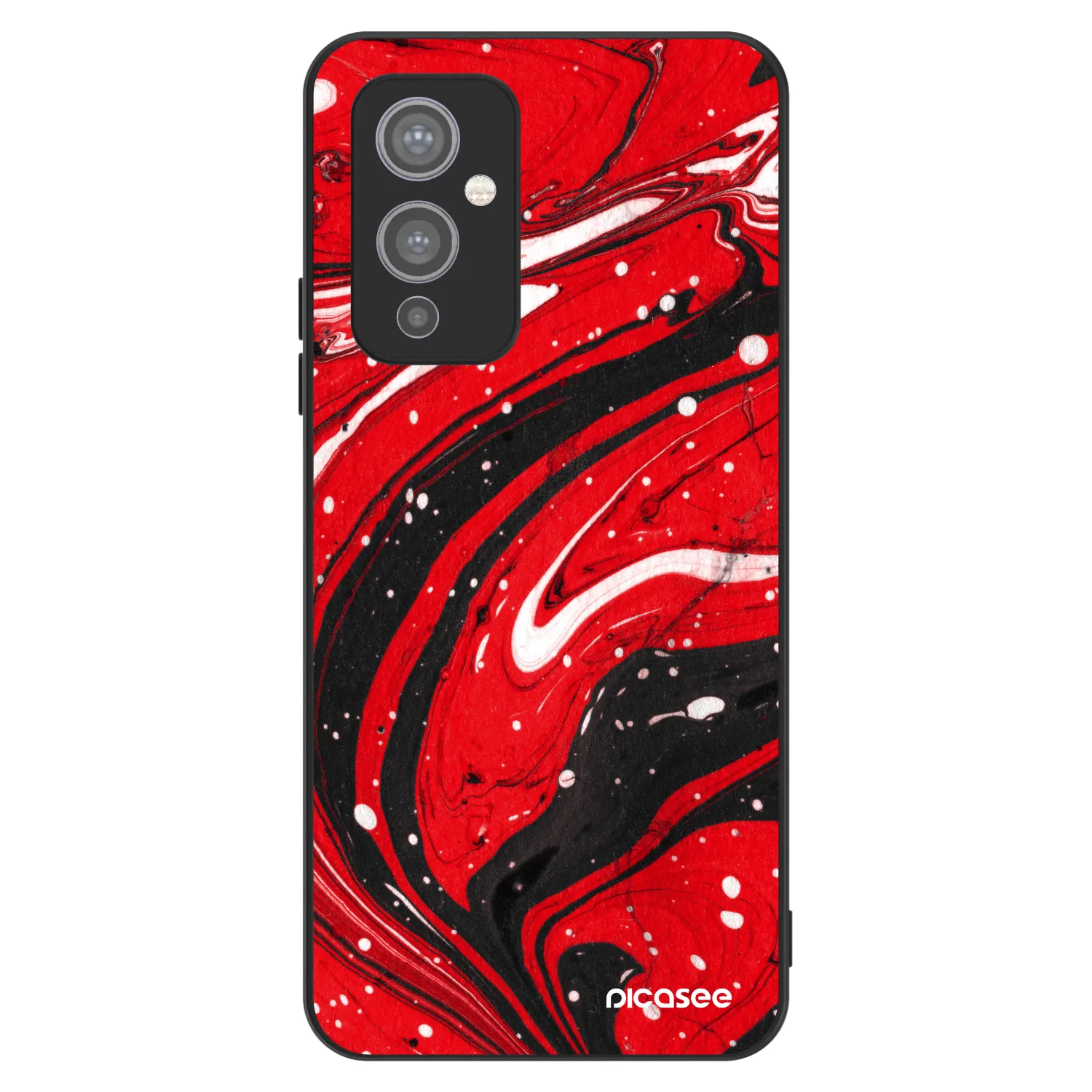 Picasee ULTIMATE CASE pentru OnePlus 9 - Red black