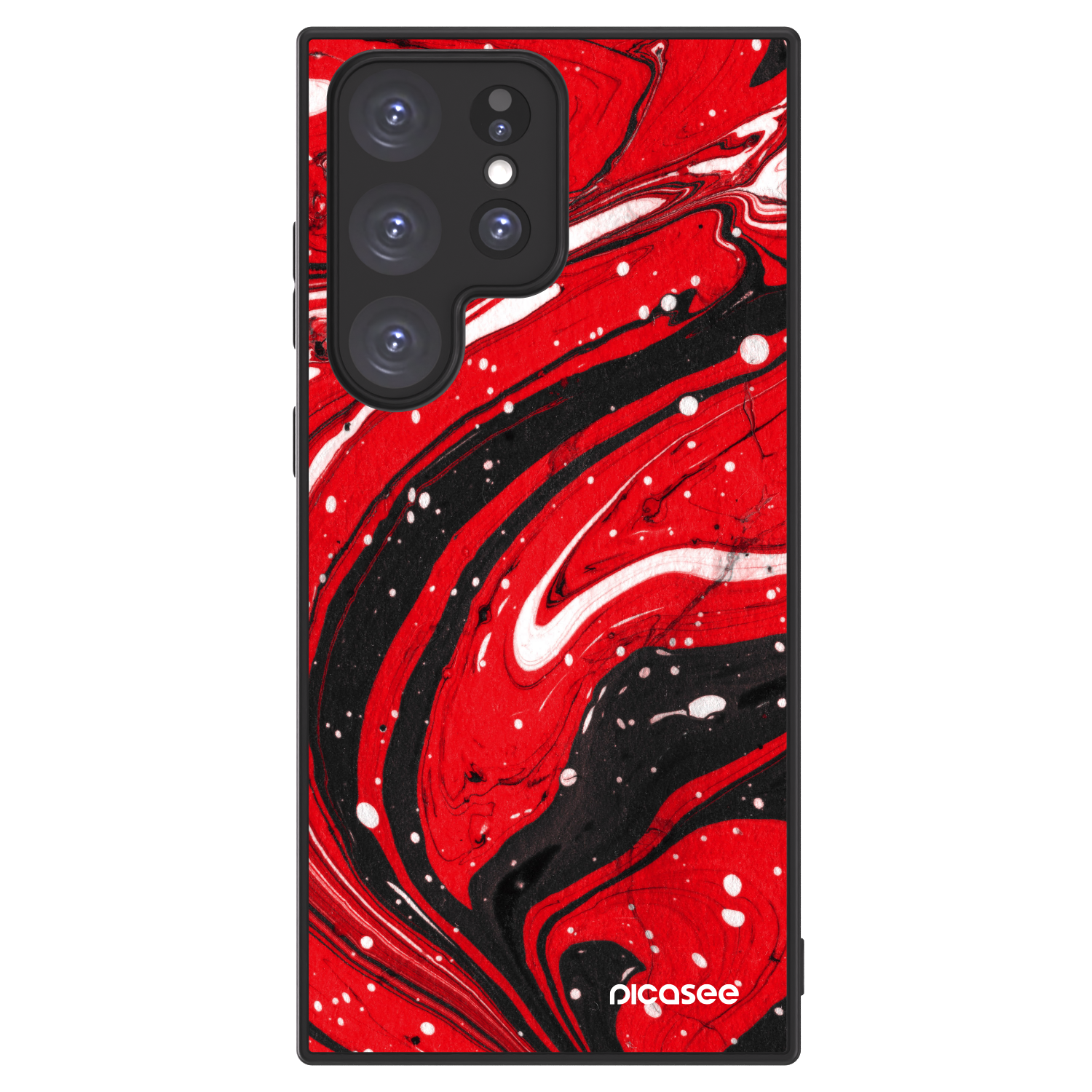 Picasee ULTIMATE CASE pentru Samsung Galaxy S23 Ultra 5G - Red black