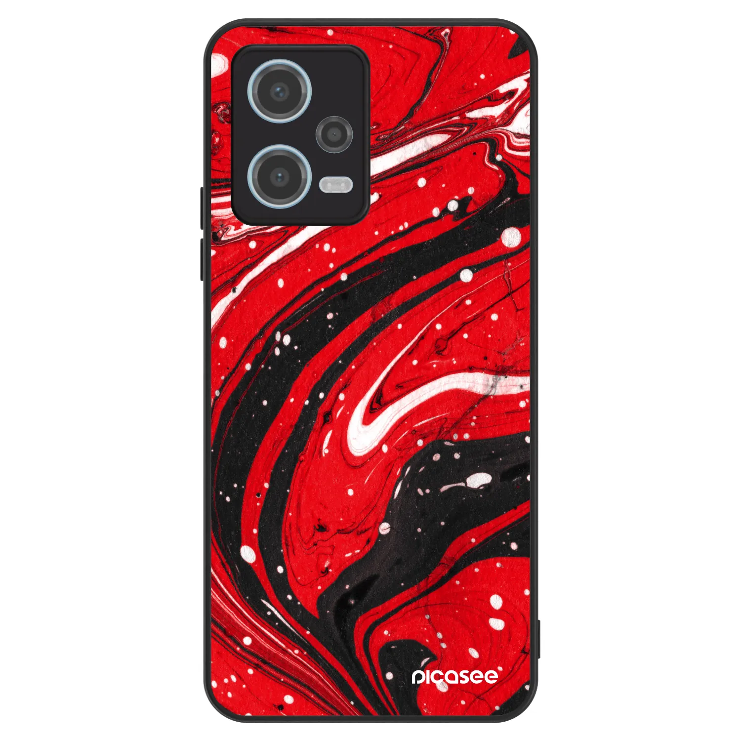 Picasee ULTIMATE CASE pentru Xiaomi Redmi Note 12 5G - Red black