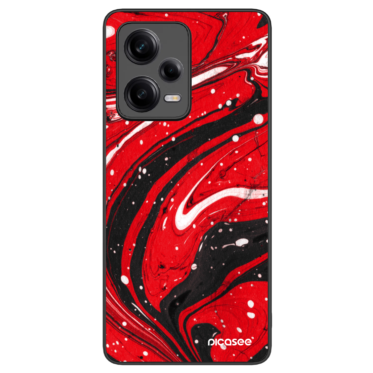 Picasee ULTIMATE CASE pentru Xiaomi Redmi Note 12 Pro 5G - Red black