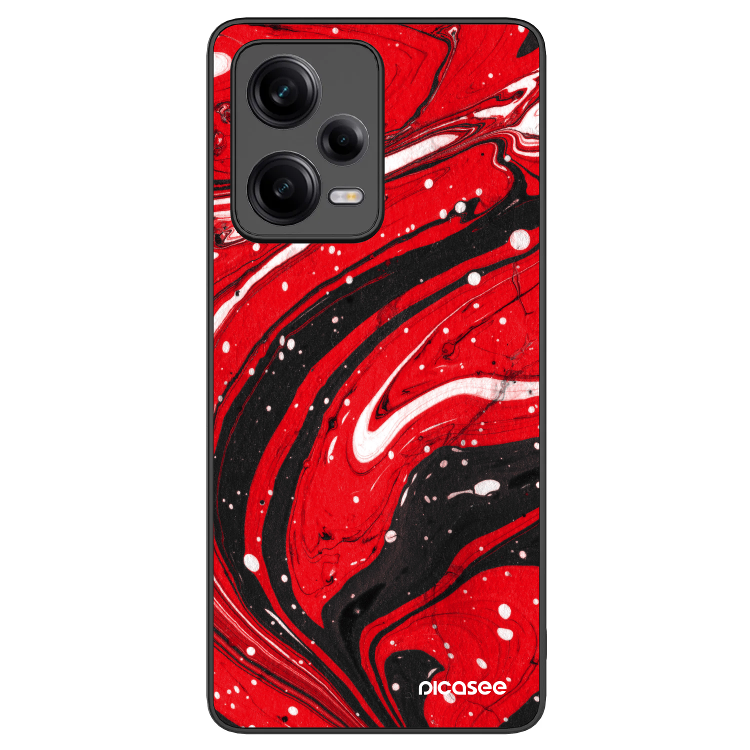 Picasee ULTIMATE CASE pentru Xiaomi Redmi Note 12 Pro+ 5G - Red black