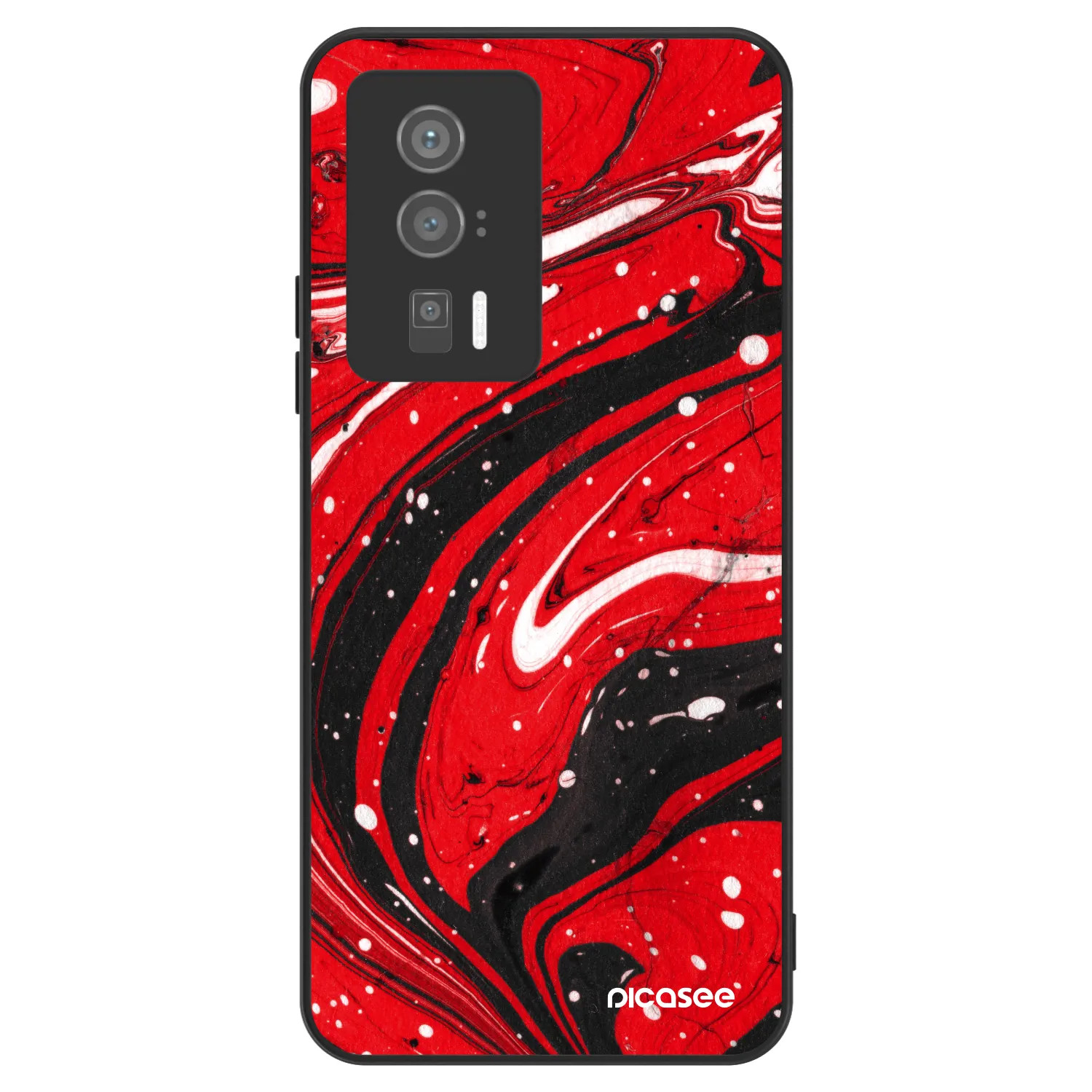 Picasee ULTIMATE CASE pentru Xiaomi Poco F5 Pro 5G - Red black