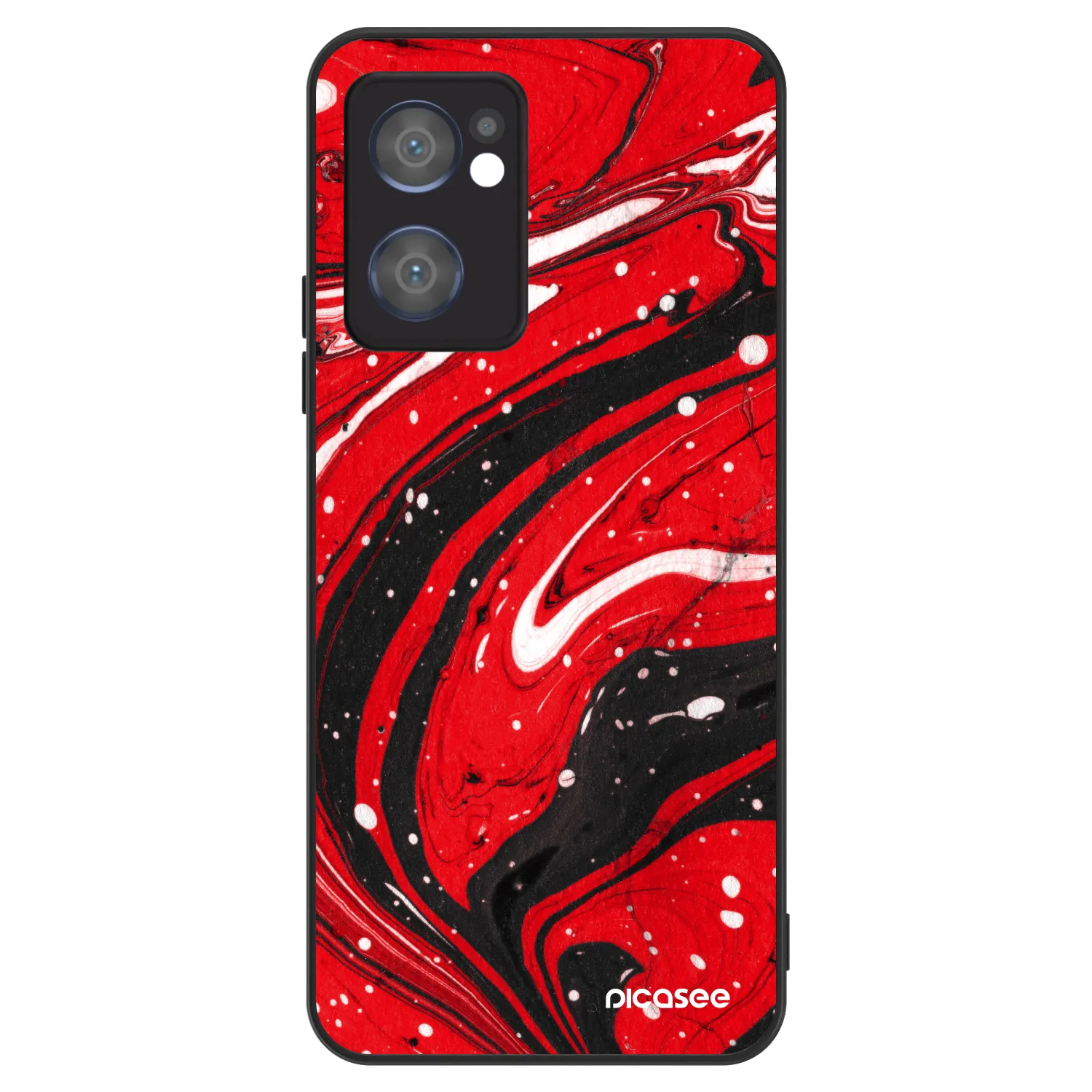 Picasee ULTIMATE CASE pentru OPPO Reno 7 5G - Red black