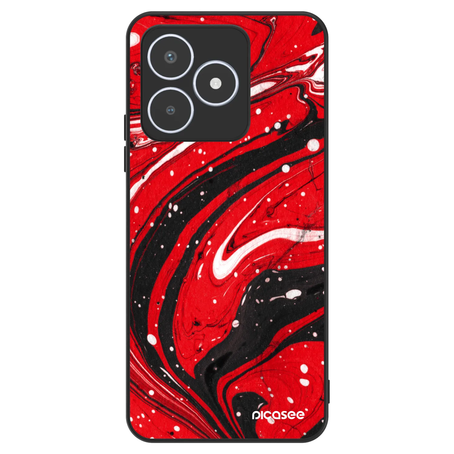 Picasee ULTIMATE CASE pentru Realme C53 - Red black