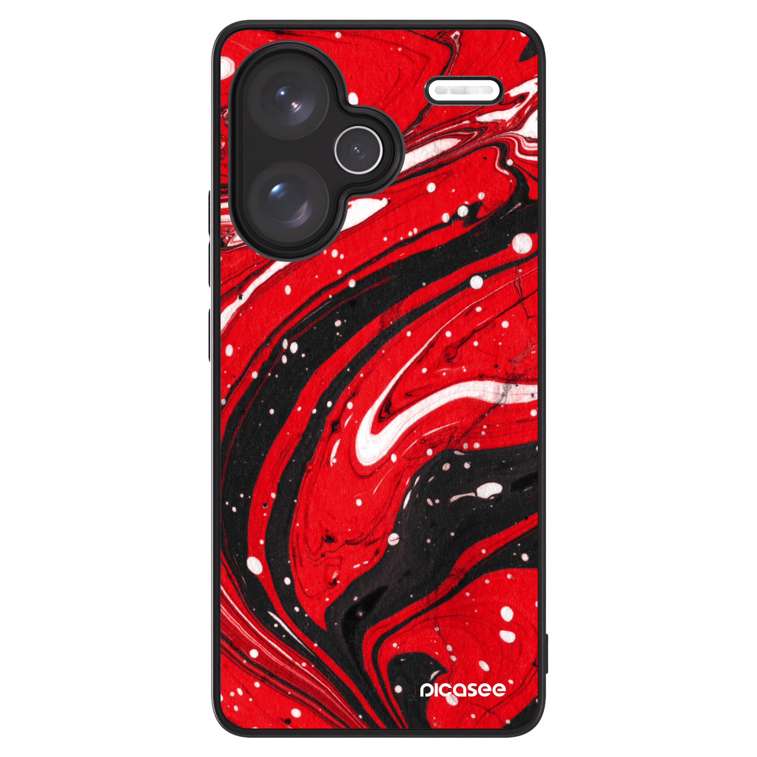 Picasee ULTIMATE CASE pentru Xiaomi Redmi Note 13 Pro+ 5G - Red black