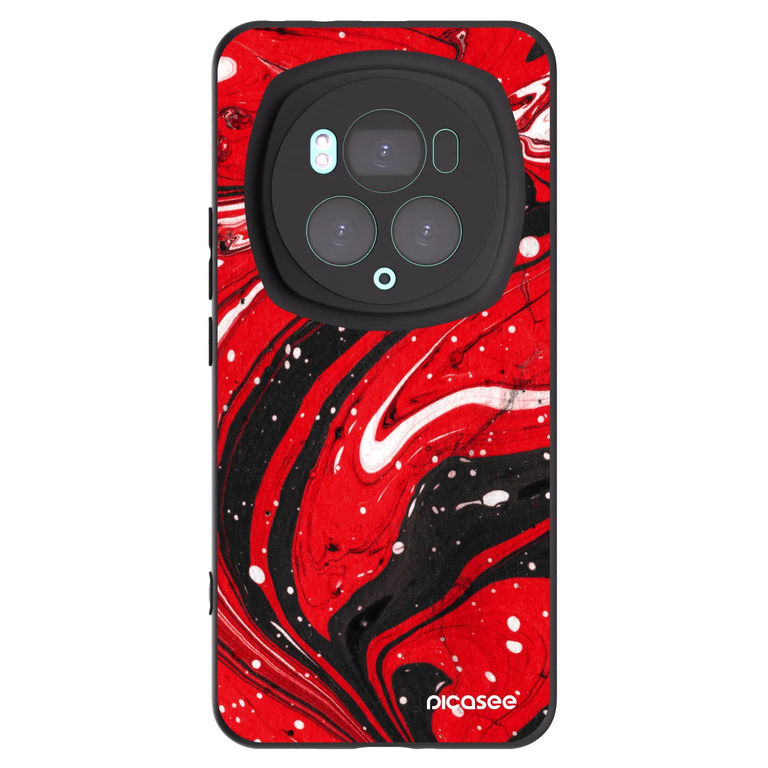 Picasee husă neagră din silicon pentru Honor Magic6 Pro - Red black