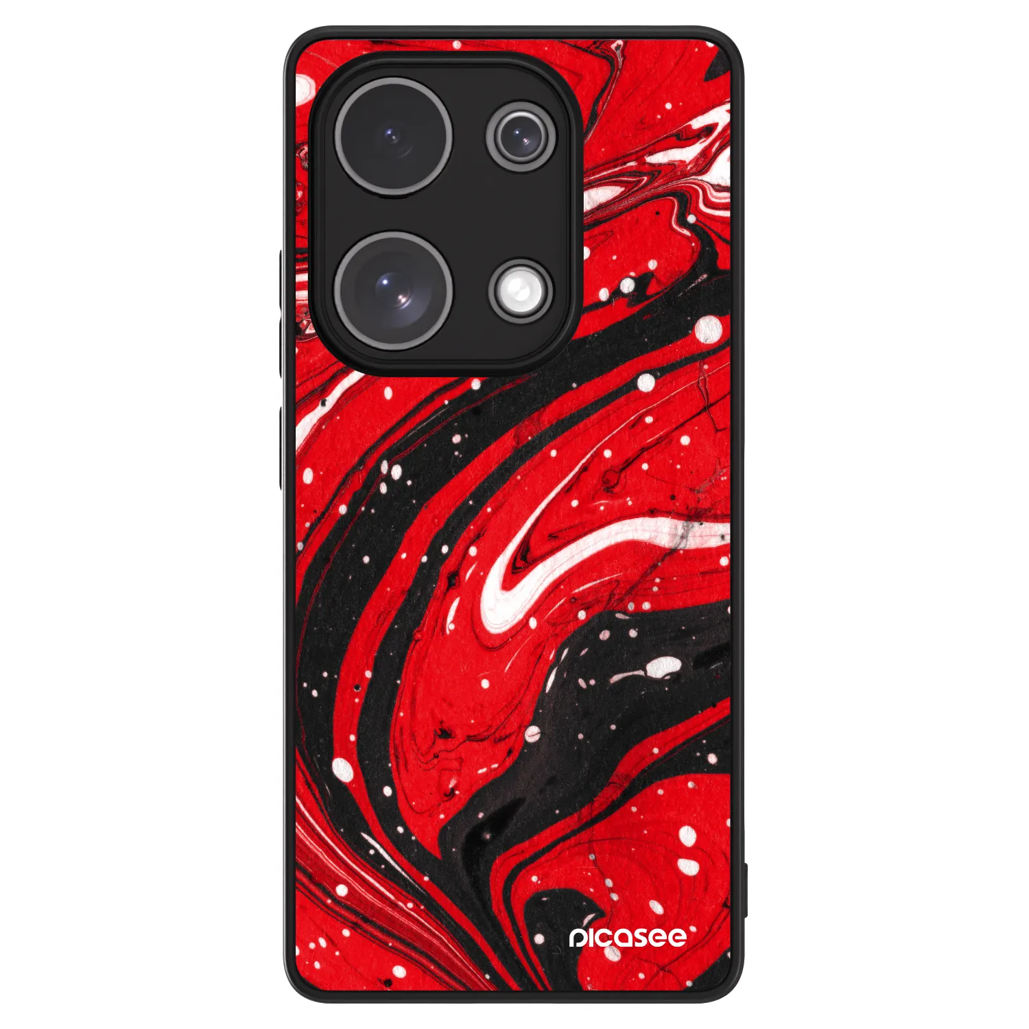 Picasee ULTIMATE CASE pentru Xiaomi Redmi Note 13 Pro 4G - Red black