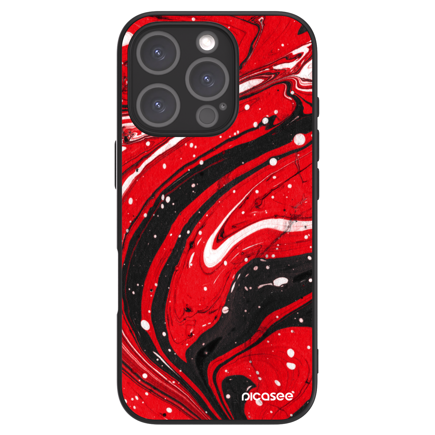 Picasee ULTIMATE CASE pentru Apple iPhone 16 Pro - Red black